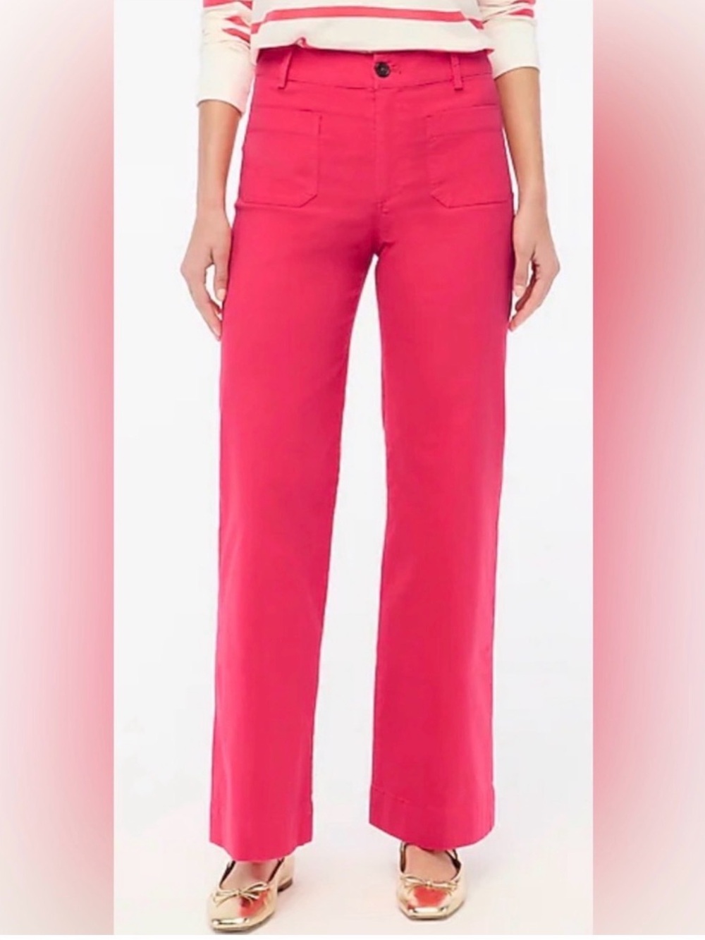 J. Crew Lizzie Patch-Pocket Pants